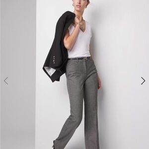 White House Black Market Gray Straight Leg